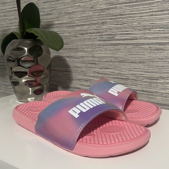 Puma | Cool Cat Prismatic Little Kids' Slides - Picture 4 of 6